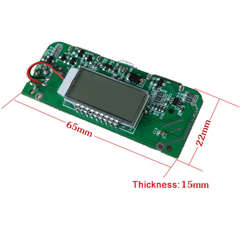 Мобильный Внешний аккумулятор зарядное устройство PCB плата двойной USB 5 В 2.1A 1A
