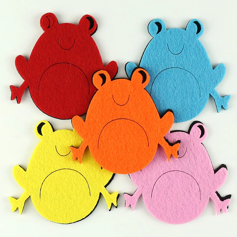 5 шт./лот нетканые войлочные пластыри высечки аппликации DIY ремесло Милая ткань