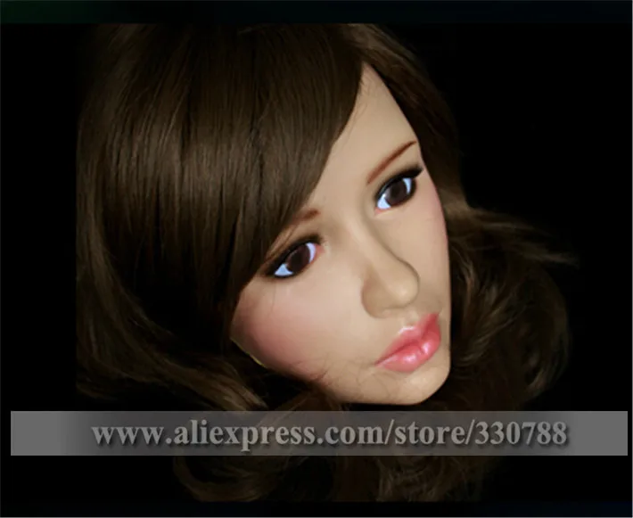 [SH-11] Высококачественная силиконовая женская маска элегантная Маскарадная для