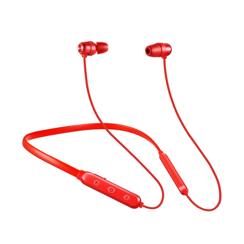 Red EARDECO 4D стерео беспроводные наушники, сильные басы, Bluetooth наушники, наушники, шум, наушники, беспроводные наушники, гарнитура с микрофоном - Цвет: Red