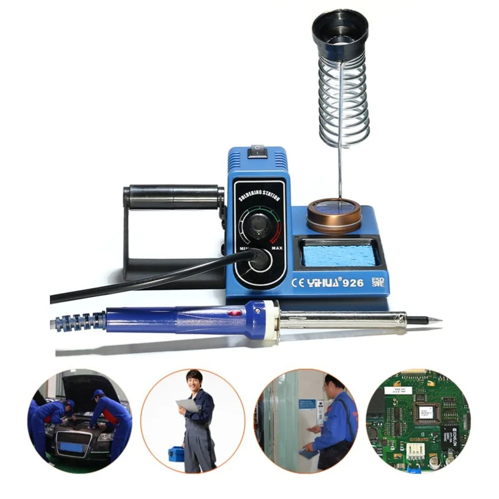 Мини паяльная станция быстрый нагрев паяльник портативное Электрическое