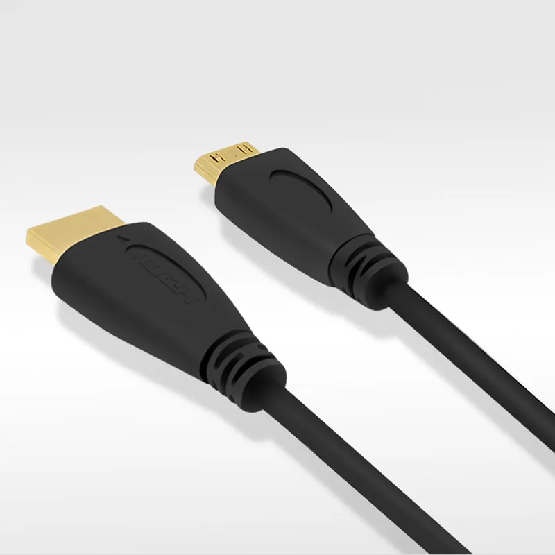 Позолоченный кабель HDMI MINI 1 4 версия штекер 1080p 3D для планшетов 0 5 м 2 3 м|hdmi cable|mini hdmi