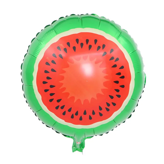 K81 Fruit Watermelon Фрукт карамбола Pitaya Kiwi воздушный шар в форме арбуза оранжевый клубника арбуз фрукты Фольга Воздушный шар День Рождения украшения детские игрушки - Цвет: K81 Fruit Watermelon