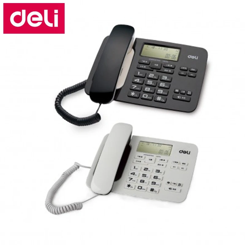 [ReadStar] Deli 794 Тип сиденья Телефон Проводные телефоны домашний офис телефон будильник Определитель номера дисплей запись Дата Время дисплей