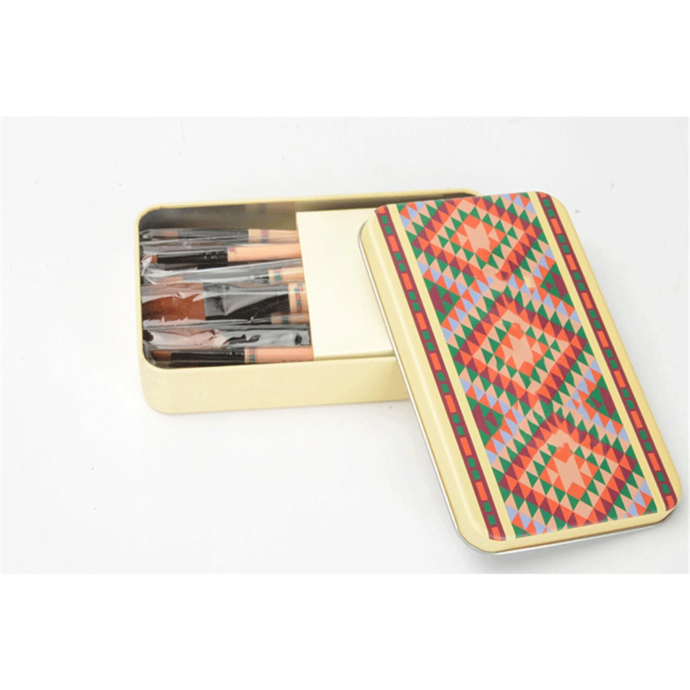 12 шт. новая портативная ручка с рисунком Многофункциональный набор кистей для