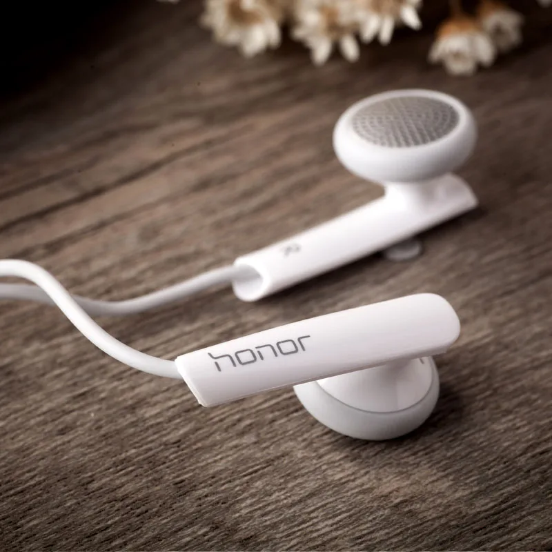 HUAWEI Honor AM110 наушники 3 5 мм с проводным управлением микрофоном для Huawei xiaomi смартфон