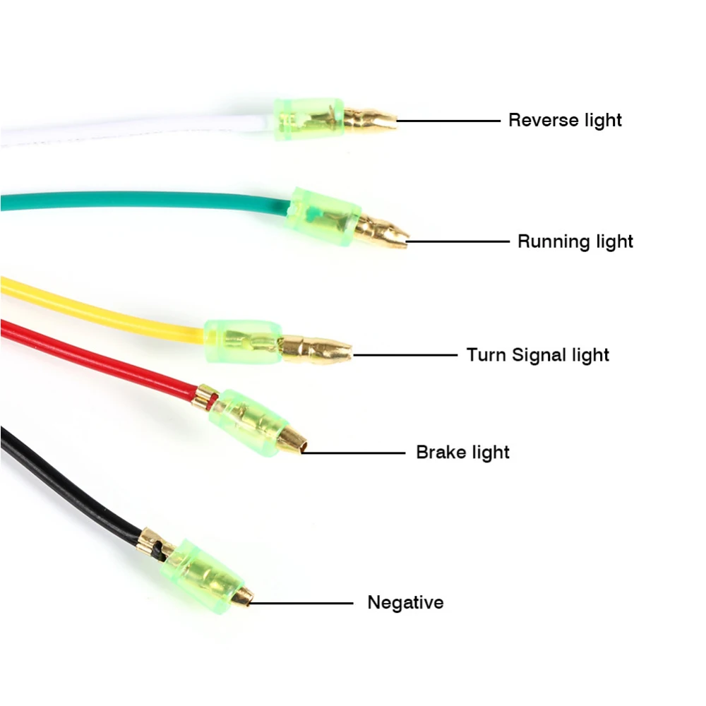 Светодиодный стоп-сигнал задний поворотный индикатор 12-24 В фонарь заднего хода