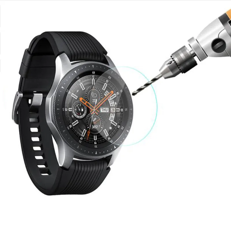 2 х прозрачная защитная пленка из закаленного стекла для смарт часов Samsung Galaxy Watch 42
