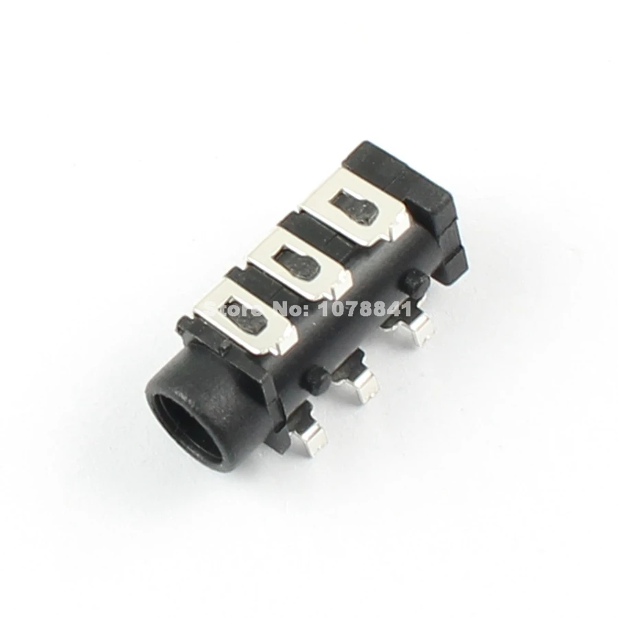 50 шт. 3 5 мм Женский аудио разъем SMT 6 Pin для стереонаушников PJ313D|jack audio connector|jack connector