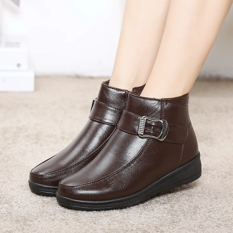 Модные теплые зимние ботинки Ботинки на каблуке 2020 года Новое поступление