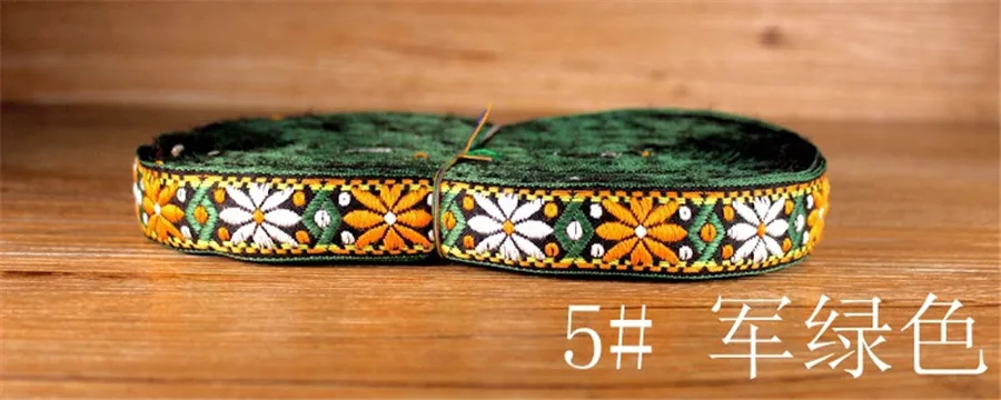 20 ярдов * 25 мм вышивка Национальная Ретро кружевная лента товары ручной работы