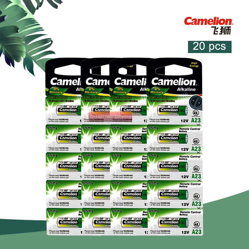 20 шт. Camelion щелочная батарея 12 В 23A 12 В 27A 23A 12 В 21/23 A23 E23A MN21 RC пульт дистанционного управления батарея RC Par
