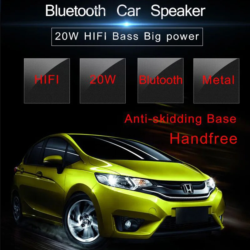 HIFI бас 20 Вт Bluetooth металлический динамик 5 шт. звуковые блоки 3D стерео портативный