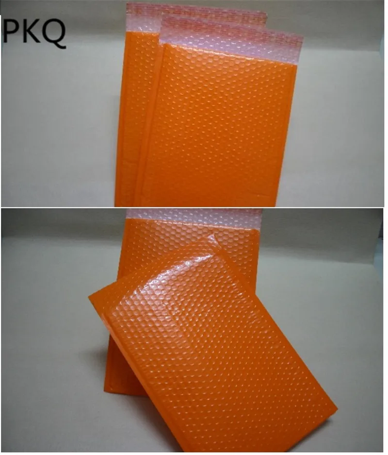 20x25cm Orange 10 шт./упак. 200x250 мм Пузырьковые Конверты Сумки почтальоны Мягкий почтовый конверт из алюминиевой фольги пузырьковый почтовый пакет хрупкие поставки - Цвет: 20x25cm Orange