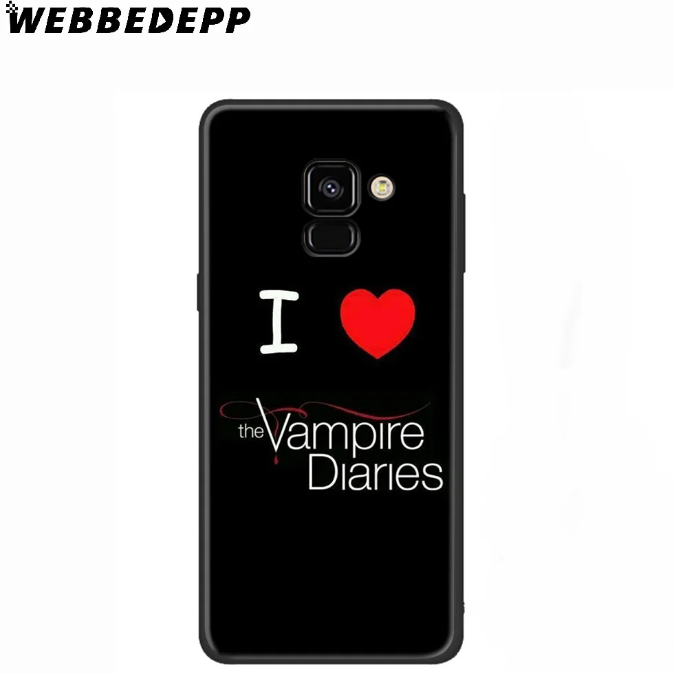 WEBBEDEPP дневники вампира Stefan силиконовый чехол для Samsung Galaxy A3 A5 A6 A7 A8 A9 A10 A20 A30 A40 A50 A70