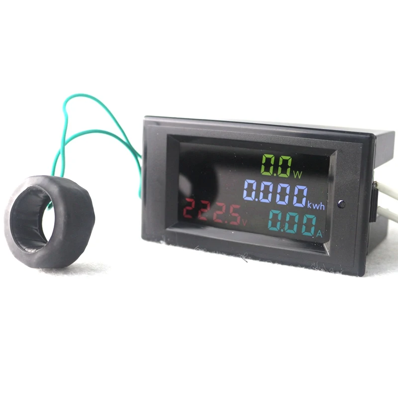 Высокоточный цифровой светодиодный AC80.0 300.0V AC 200 0 450 V 01 100A Вольтметр Амперметр