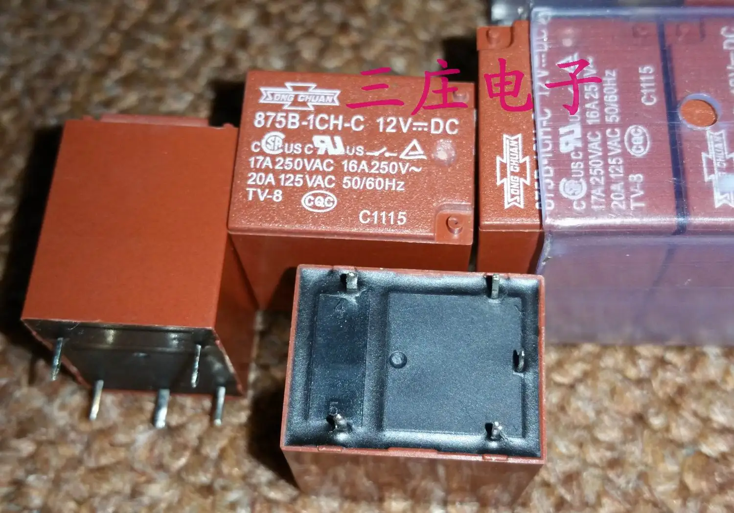 

Relay 875B-1CH-C 12V 22F-1C-12V-17A