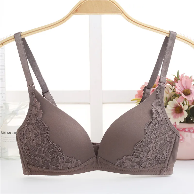 push up bras 3 Новинка, кружевное сексуальное женское белье, Регулируемые бюстгальтеры пуш-ап, нижнее белье, цветочный бюстгальтер с глубоким v-образным вырезом, женские бюстгальтеры, сексуальные бюстгальтеры с двойным пуш-ап эффектом - Цвет: push up bras 3