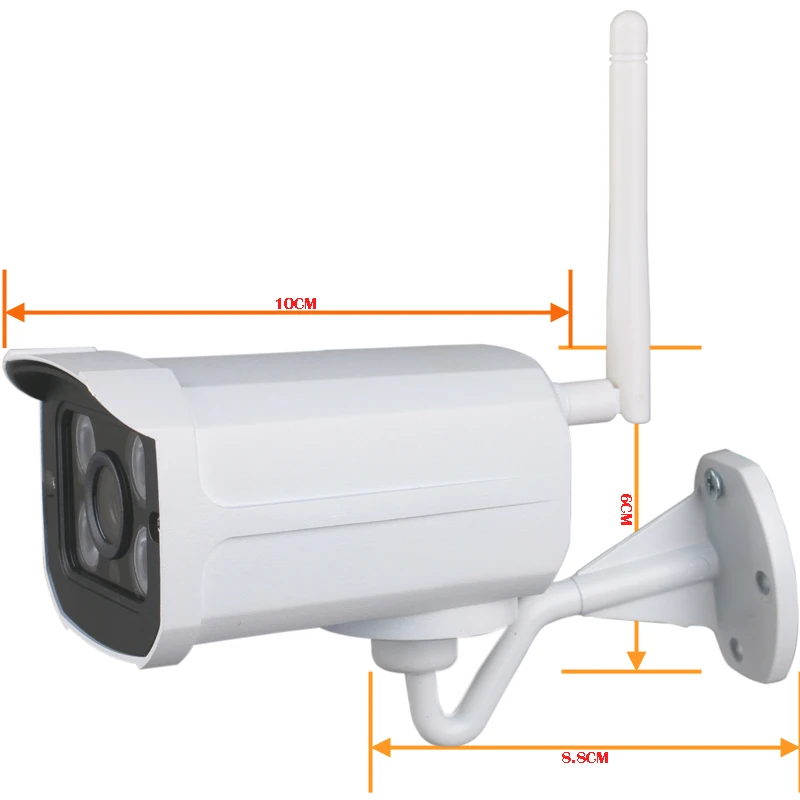 HD 1080P пуля белая IP камера Wifi 2mp Беспроводная Seurveillance Безопасность Мини-веб-камера CMOS Инфракрасная ночного видения Горячая