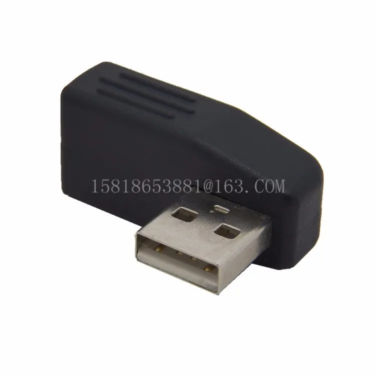 90 градусов влево/вправо/вверх/вниз угол L изгиб USB 2,0 A адаптер «Папа-мама» удлинитель для компьютера ноутбука