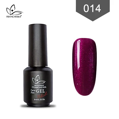 Francheska 014 Francheska color01-36 Гель-лак для ногтей замачиваемый Гель-лак для ногтей unha nail art gellak nagels spulletjes lakiery hybrydowe лак - Цвет: Francheska 014