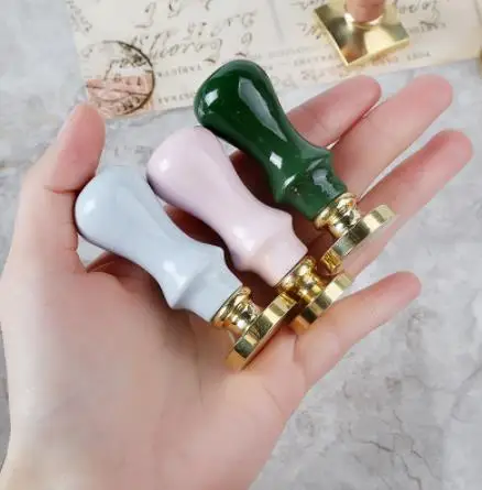 Деревянная ручка Лига DIY подарок Макарон печать штамп в винтажном стиле арт-деко