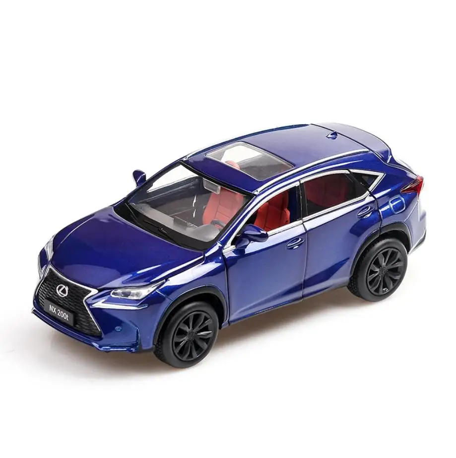 Горячая имитация 1:32 Масштаб литья под давлением suv автомобили toyota lexus nx200t Металлическая Модель сплав игрушки с светильник и звук