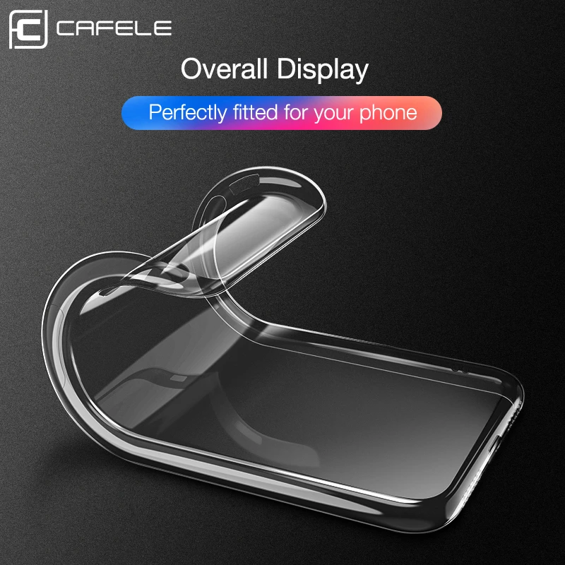Cafele TPU чехол для телефона iPhone Xs XR MAX 7 Plus 5 5S SE кристально чистый телефона|case for
