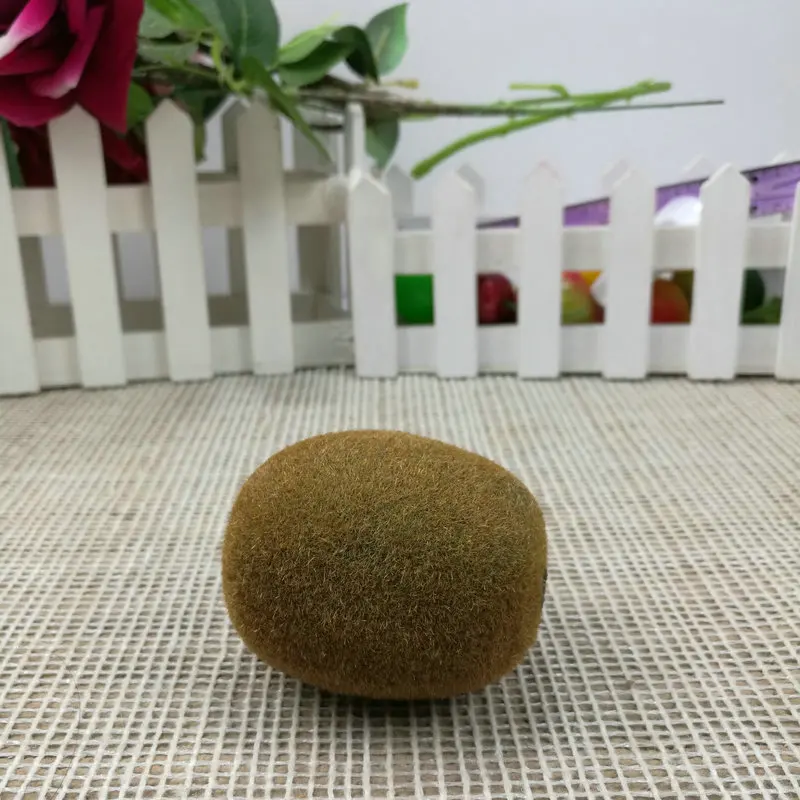Kiwi 1 шт. искусственный Декор фрукты праздничные принадлежности пена Поддельные фрукты овощи кухонные игрушки для детей ролевые игры игрушки домашний декор - Цвет: Kiwi