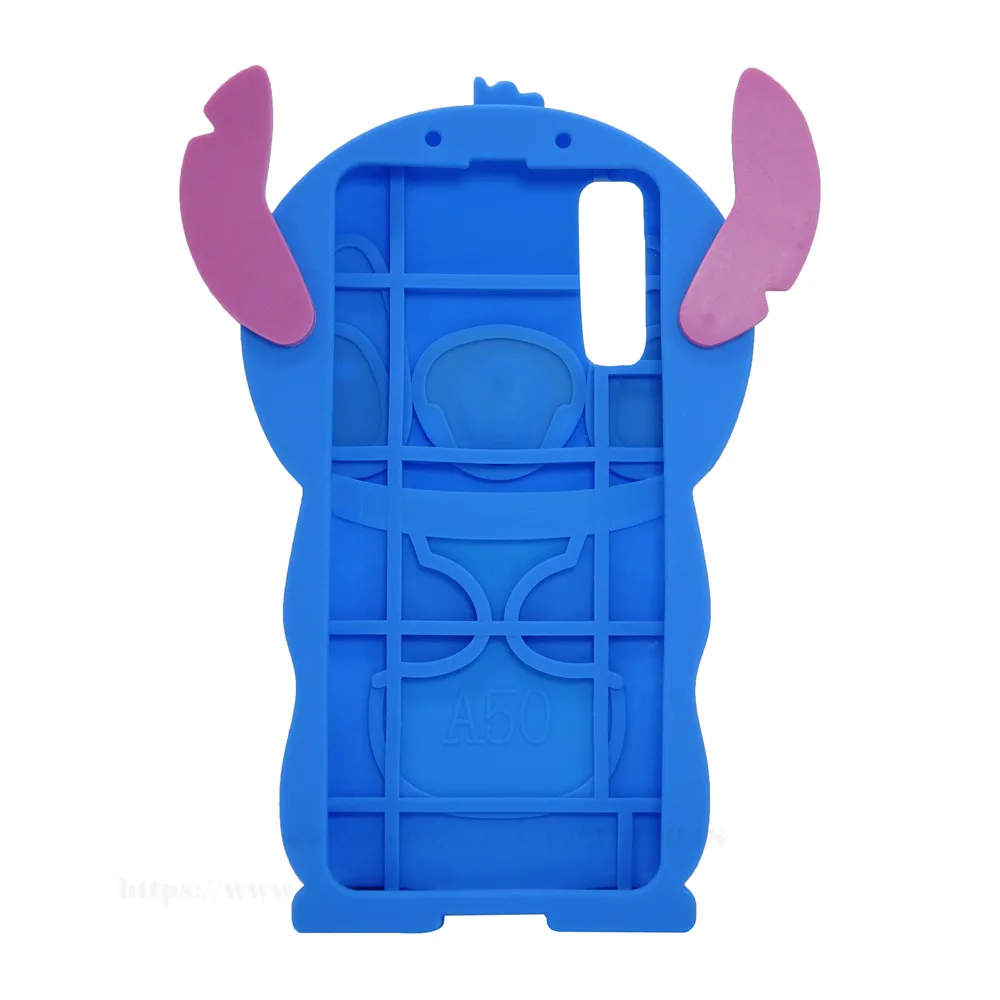 Case For Samsung Galaxy A50 Cute 3D Cartoon Stitch Silicon Cover A505 A505F SM-A505F Soft 6.4 coque |