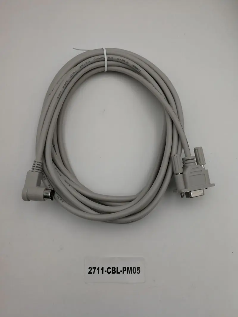 Совместимый рабочий кабель 2711 CBL PM05 RS232 9 контактный D корпус к 8 контактному мини DIN