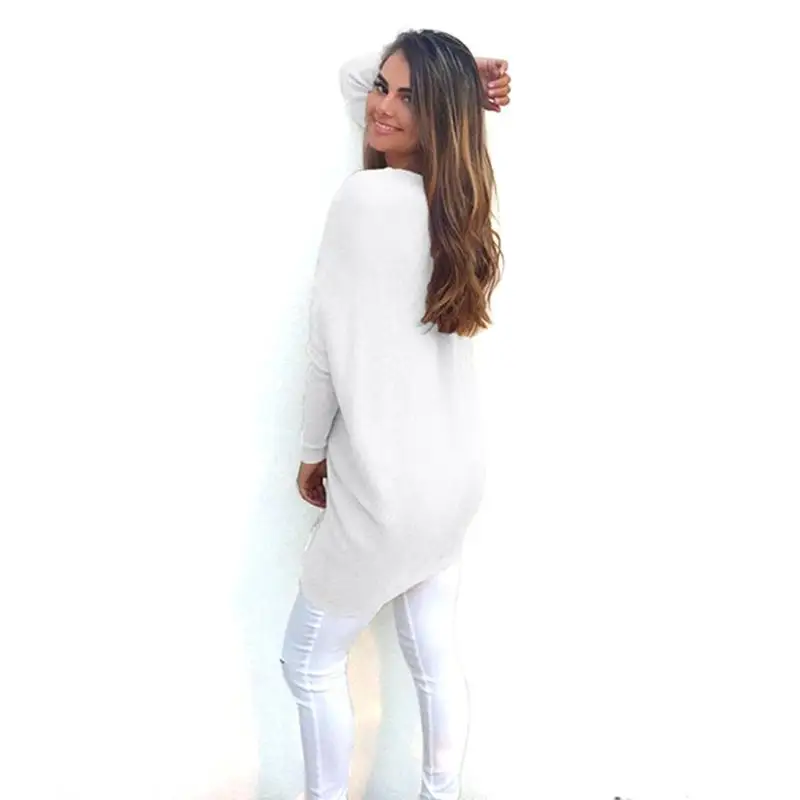 2018 Autumn Winter new Fashion Sweater V-Neck Long-Sleeved Womens Sweaters Pullover Big Size cloth Sueter Mujer | Женская одежда