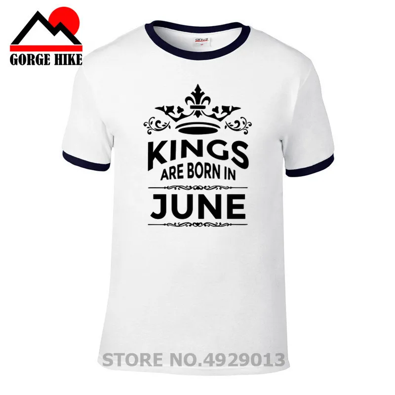Сделанная на заказ футболка день рождения для мужчин Legends King Born In легенды