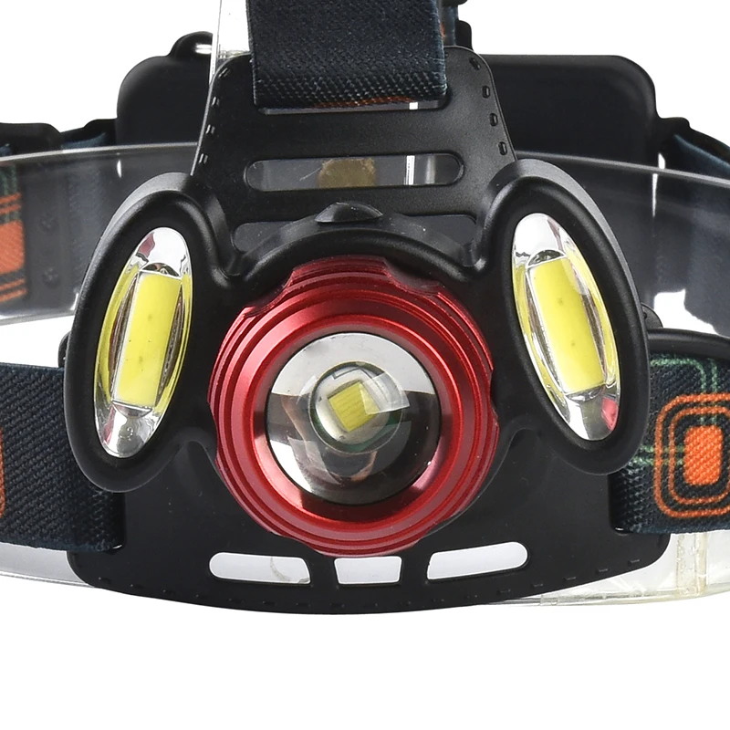 Litwod Z40305 XM L T6 + 2 * COB светодиодный налобный фонарь для использования 2*18650