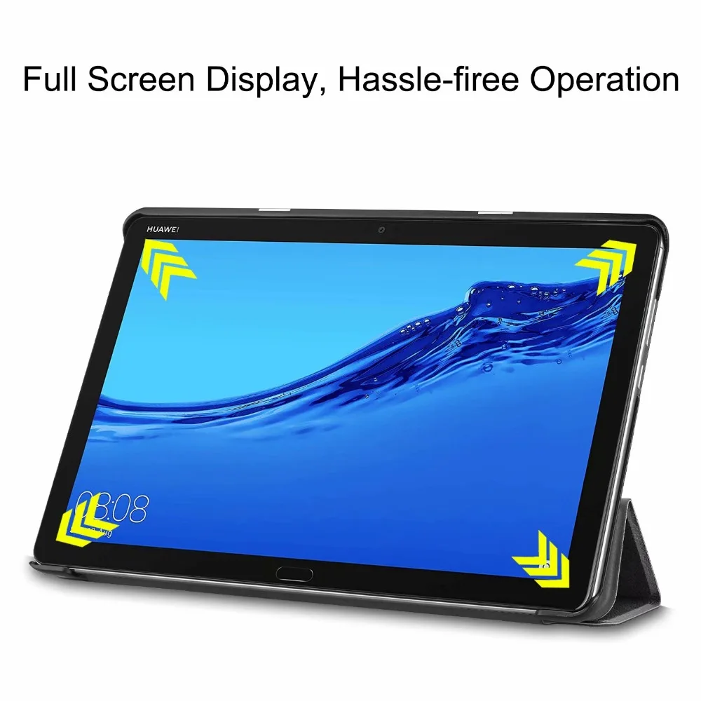 Тонкий чехол для планшета Huawei MediaPad M5 Lite 10 BAH2 L09/W19 DL AL09 планшет 1 дюймов Магнитный 3