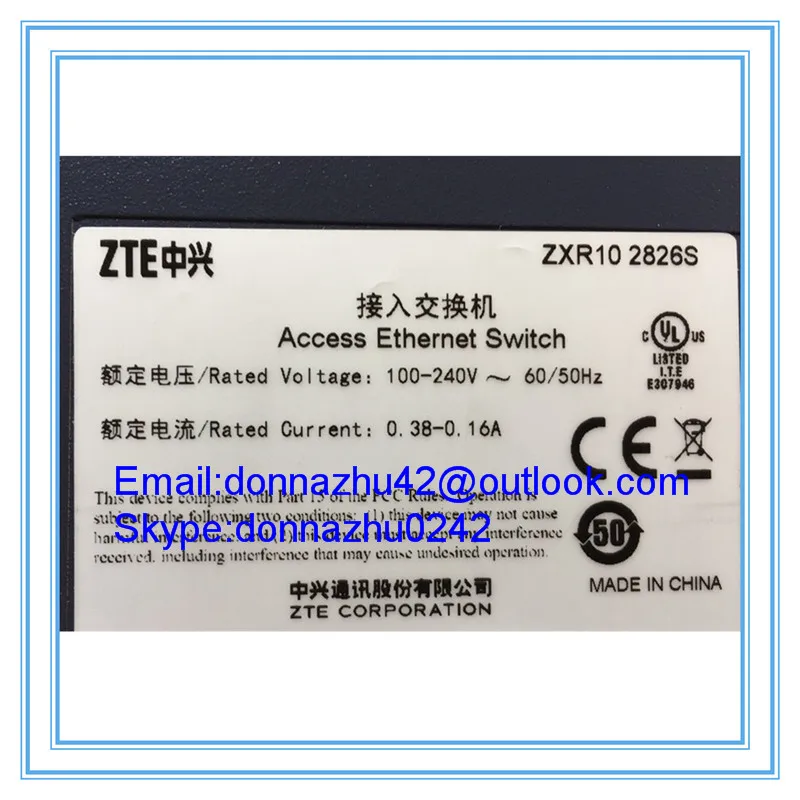 Оригинальный переключатель ZTE ZXR10 2826S AC layer 2 24 port ethernet|zte zxr10|zte switchesswitch ethernet |