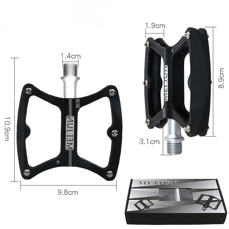 Сверхлегкие складные педали из сплава подшипник стали для BMX горных и шоссейных