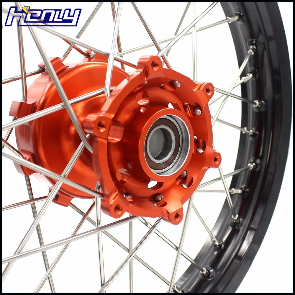 21/18 колесо для эндуро мотоциклетный обод куш привода Набор для KTM SX EXC EXCF 125 150 200 250 300 350 450 500 505 525 2003- диски ступицы колеса
