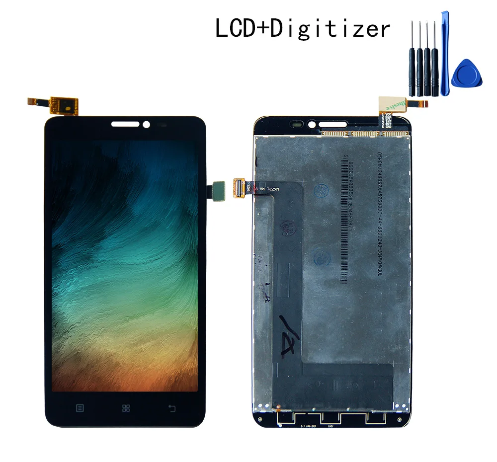 5 &quotдля Lenovo A850 сенсорный экран дигитайзер 960*540 ЖК-дисплей в сборе черный цвет