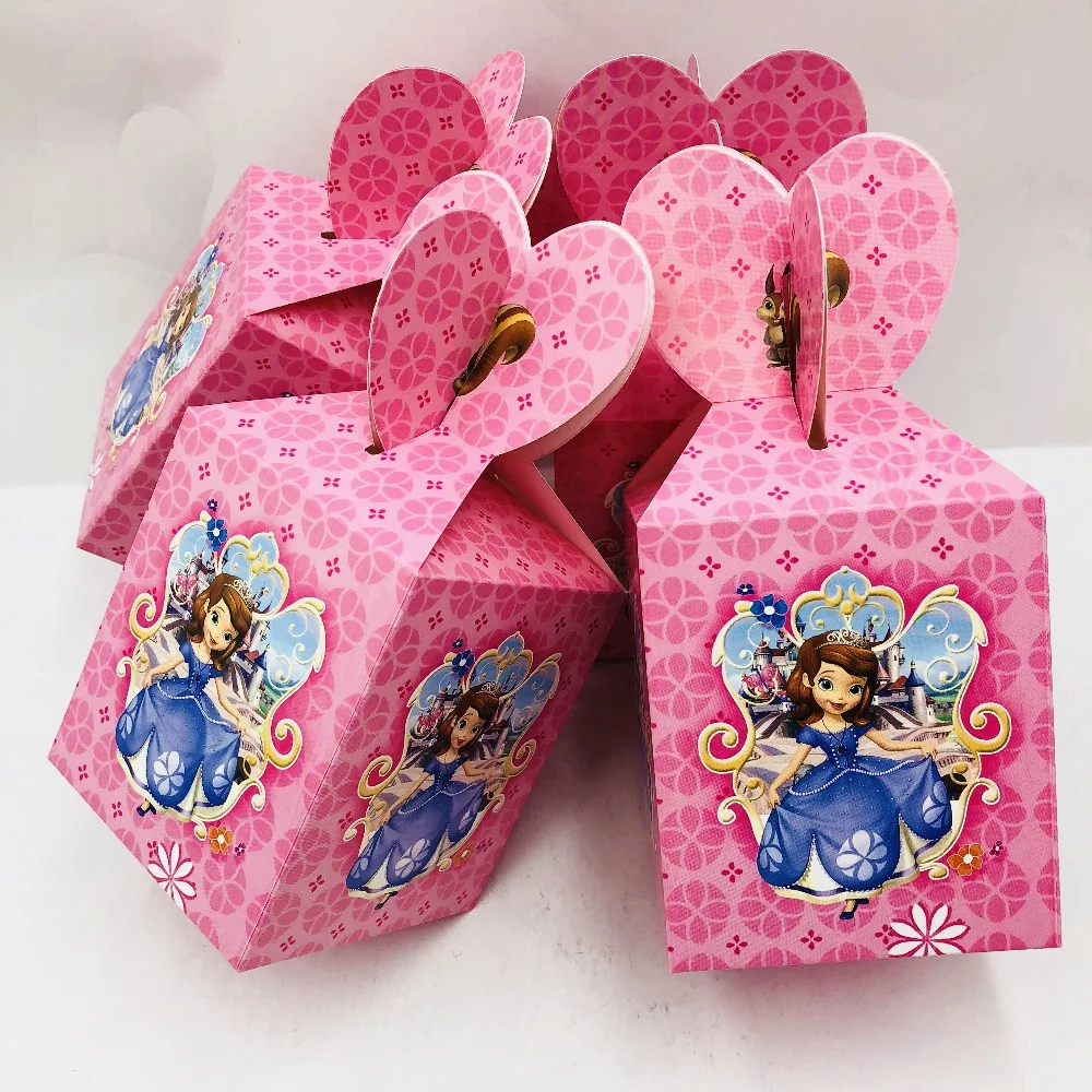 6 шт. Принцесса София украшения идеи пользу контейнеров SOFIA THE FIRST 2nd мальчиков на