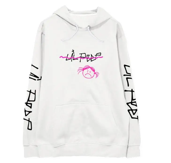 Новое поступление флисовые/тонкие толстовки Lil Peep с забавным принтом для мужчин и