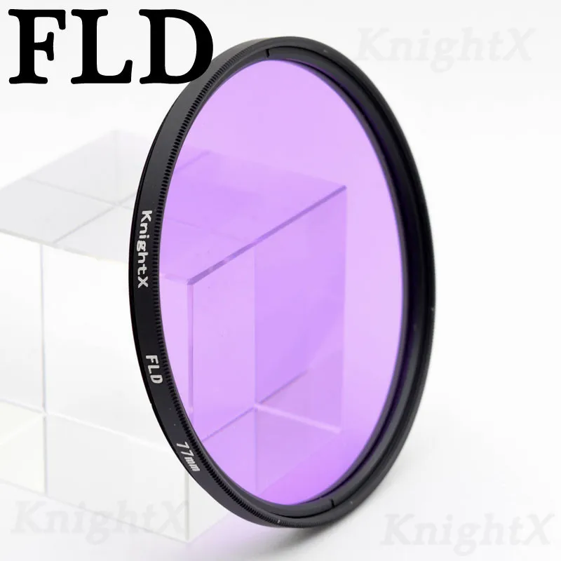 FLD KnightX ND FLD CPL MC UV Star Close up 52 мм 58 мм 67 мм 77 мм цветной фильтр объектива для Canon nikon d3200 550D 600D 650D 1100D D5200 6D - Цвет: FLD