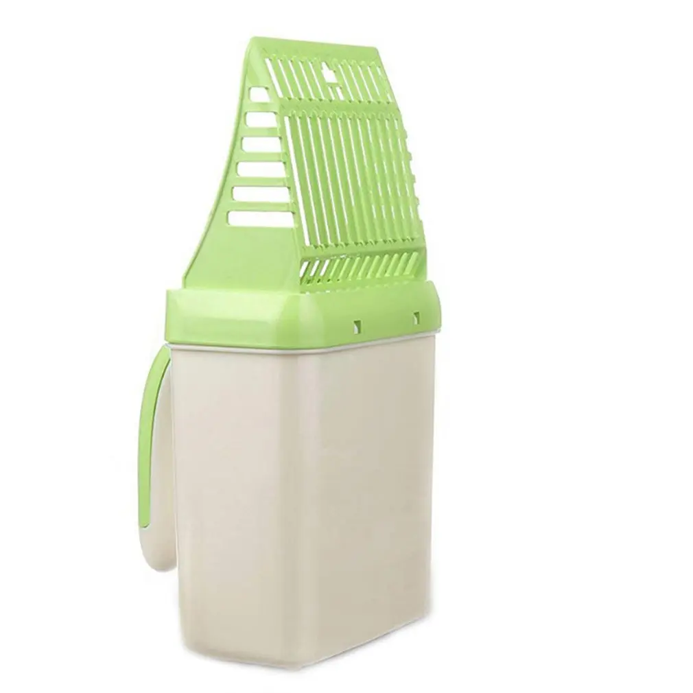 Полезный совок для уборки наполнителя кошачьего лотка питомца туалета