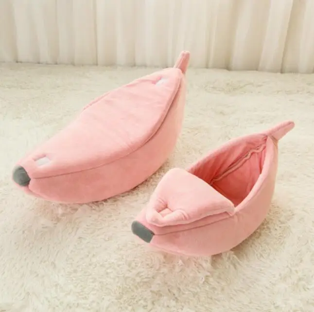 Yameisi Pet Dog Creative Kennel Banana Shaped Form Cat Litter Winter Warm Nest a Generation of Fat Cute Comfortable and | Дом и сад