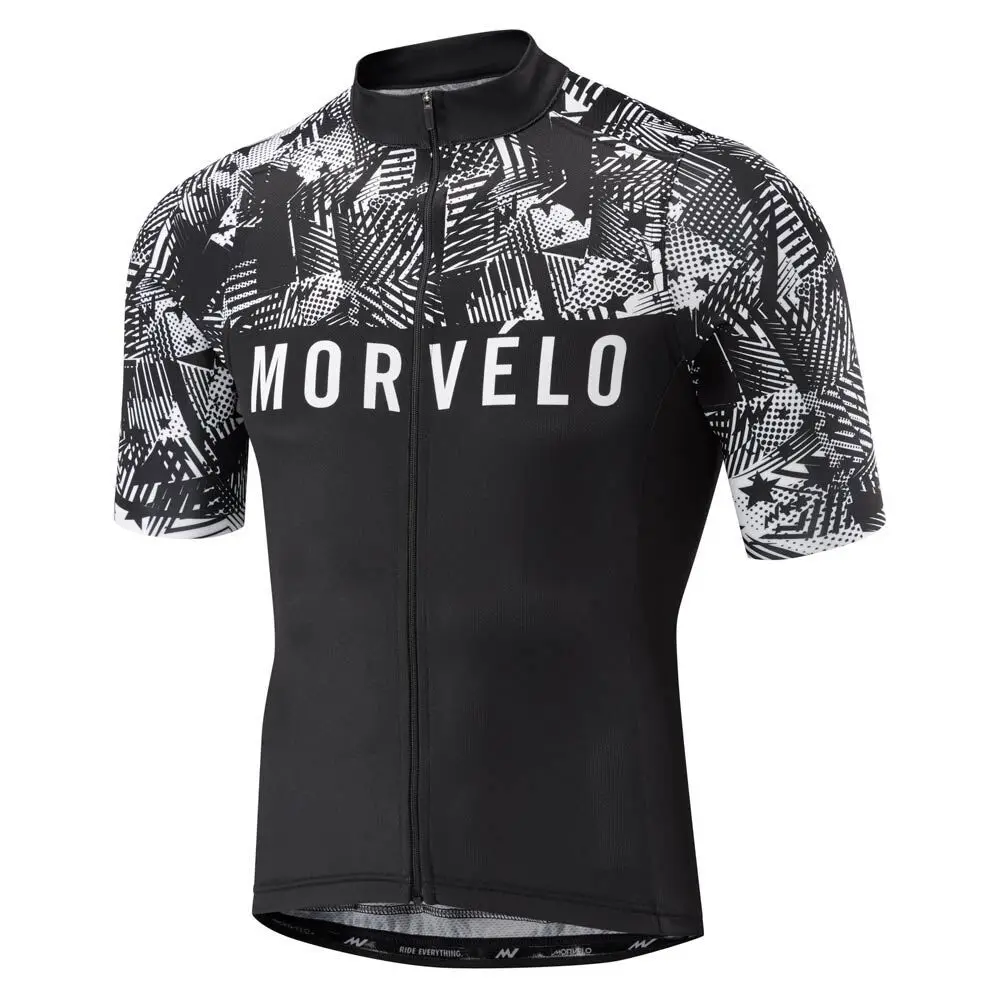 Лидер продаж летние шорты рукавом morvelo Vélo Топы Ropa Ciclismo шоссейные велосипеды Костюмы MTB велосипеда одежда