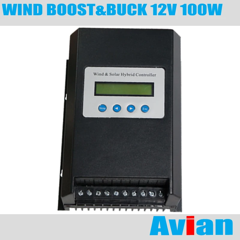 12V 100W со слежением за максимальной точкой мощности контроллер ветрогенератора с