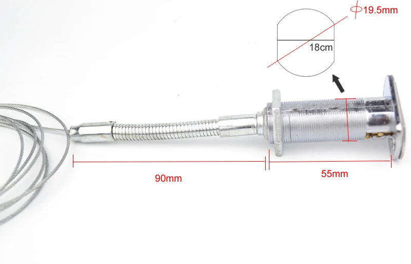 Электрический автоматический аварийный замок гаража роликовый затвор 18 мм