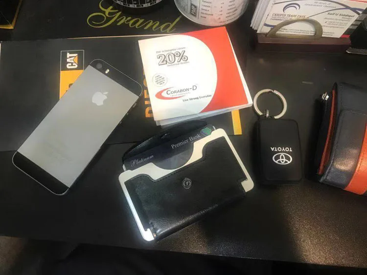 Бренд RFID кредитный держатель для карт кошелек металлический мужской женский id держатель для карт минималистичный Кошелек Алюминиевый блокирующий кошелек для карт
