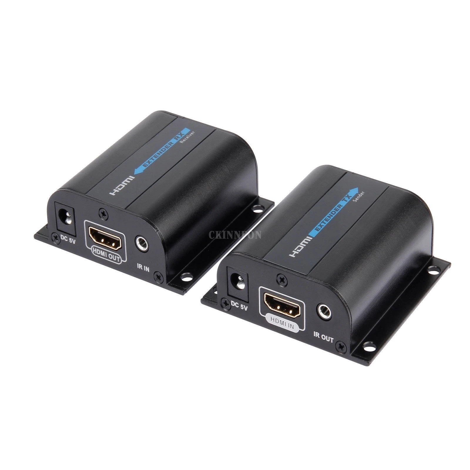 

20 комплектов, Сетевой удлинитель 3D 1080P HDMI-совместимый с одним кабелем, с ИК кабелем Ethernet Cat6/6A, 60 м
