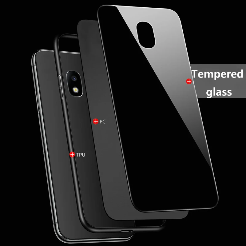 Роскошный зеркальный стеклянный чехол для телефона KaiNuEn samsung galaxy j3 j7 2017 j330 j730